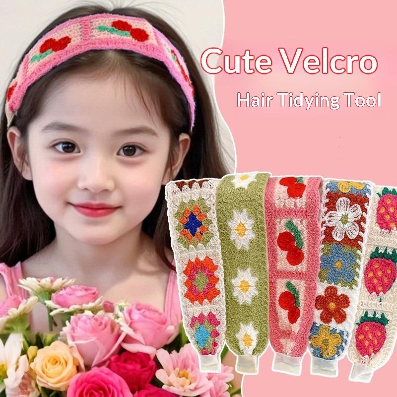 Headband Summer Knit - Women Girls Flower Print Headband Sweet