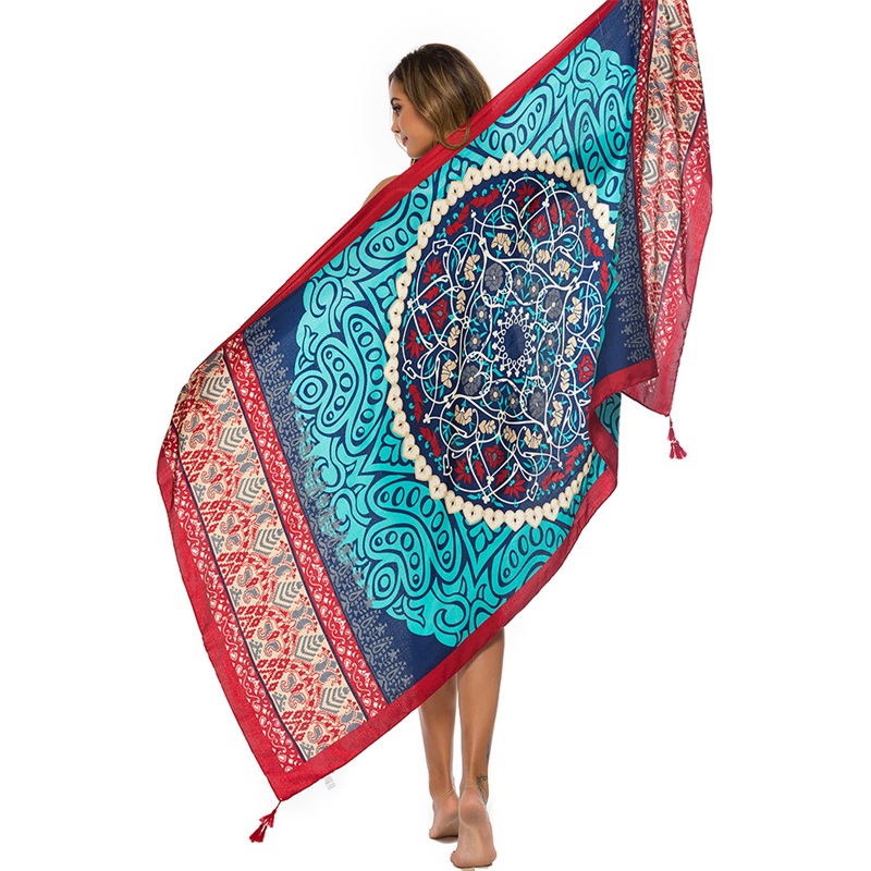 Cover Up Kaftan - 2018 New 90x180cm Twill cotton Pareo