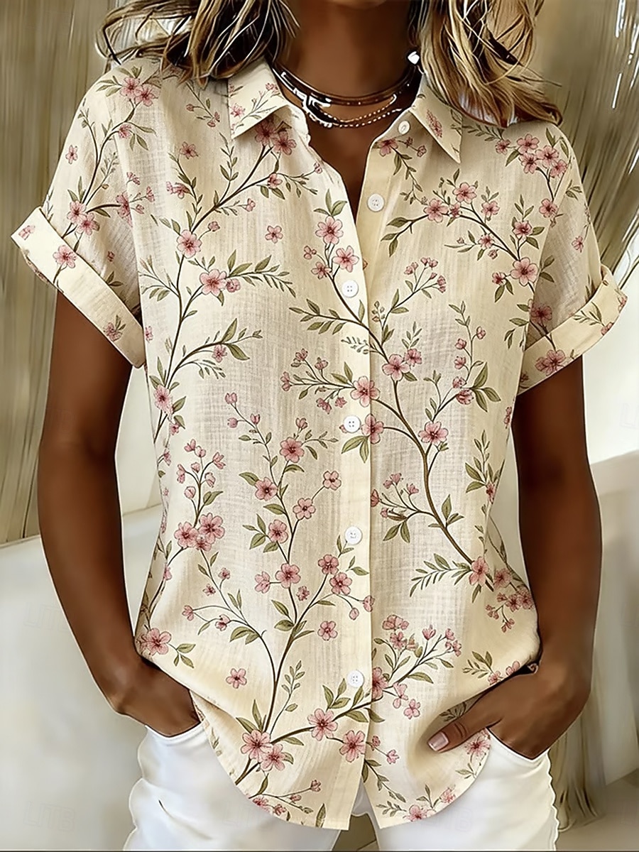 Women's Beige Floral Print But - огляд і ціна Romper Floral Print