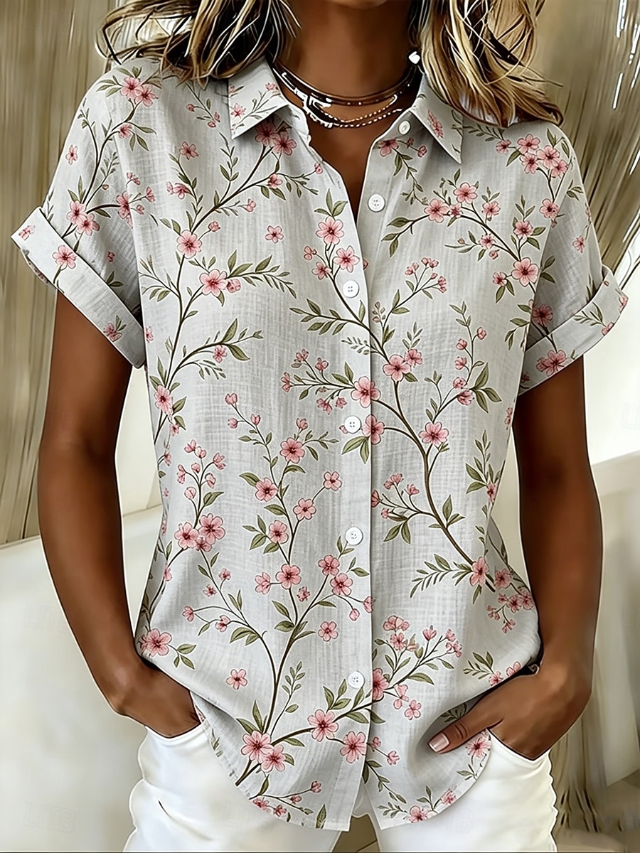 Women's Beige Floral Print But - огляд і ціна Romper Floral Print