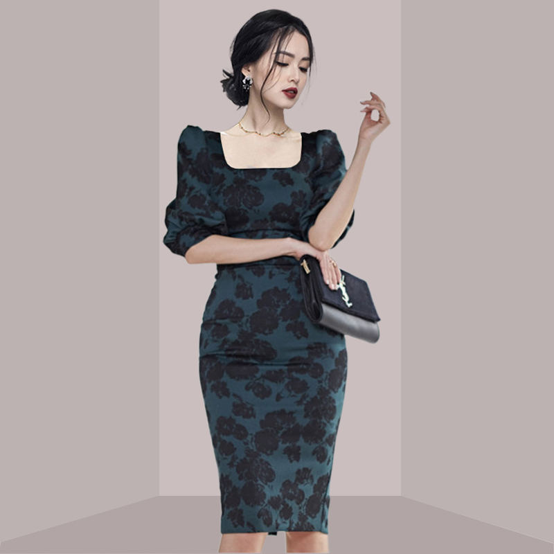 Elegant Ladylike Floral Print  - огляд і ціна Midi Skirt Floral