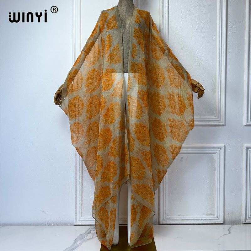 WINYI maxi kimono summer Persp - огляд і ціна Cover Up Kaftan
