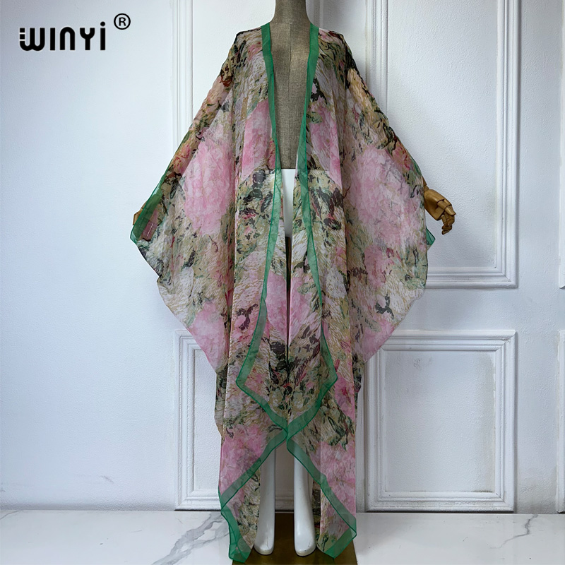 WINYI maxi kimono summer Persp - огляд і ціна Cover Up Kaftan